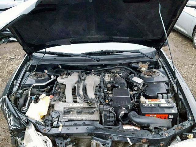 1YVGF22D615250284 - 2001 MAZDA 626 ES BLACK photo 7