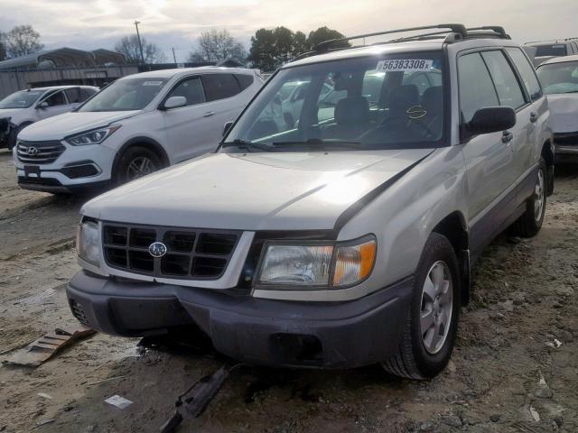 JF1SF6353XH712148 - 1999 SUBARU FORESTER L GRAY photo 2