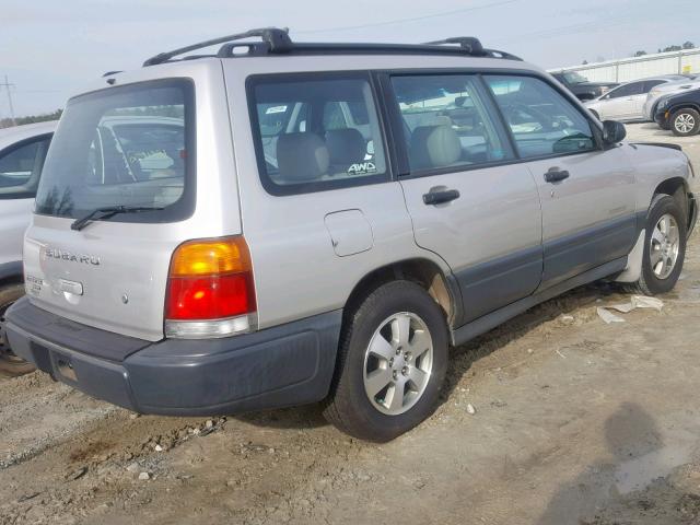 JF1SF6353XH712148 - 1999 SUBARU FORESTER L GRAY photo 4