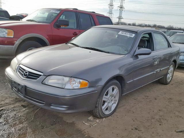 1YVGF22D215238679 - 2001 MAZDA 626 ES GRAY photo 2