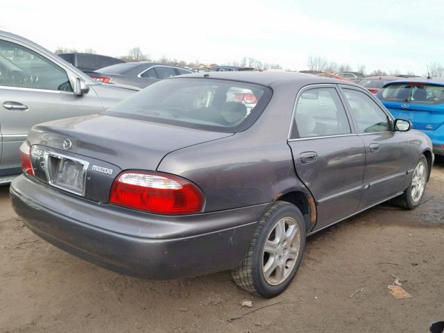 1YVGF22D215238679 - 2001 MAZDA 626 ES GRAY photo 4