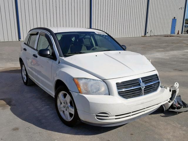 1B3HB48B88D502299 - 2008 DODGE CALIBER SX WHITE photo 1