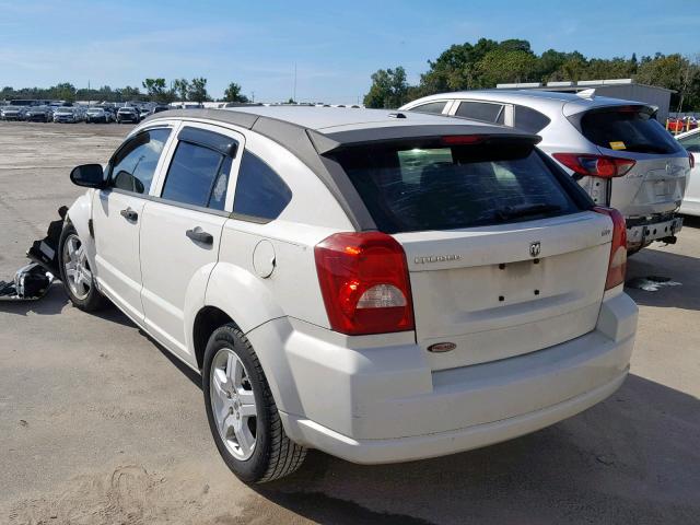 1B3HB48B88D502299 - 2008 DODGE CALIBER SX WHITE photo 3