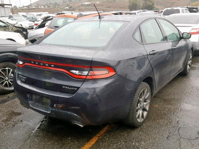 1C3CDFBA0DD295310 - 2013 DODGE DART SXT BLUE photo 4