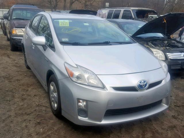 JTDKN3DU5A0151913 - 2010 TOYOTA PRIUS SILVER photo 1