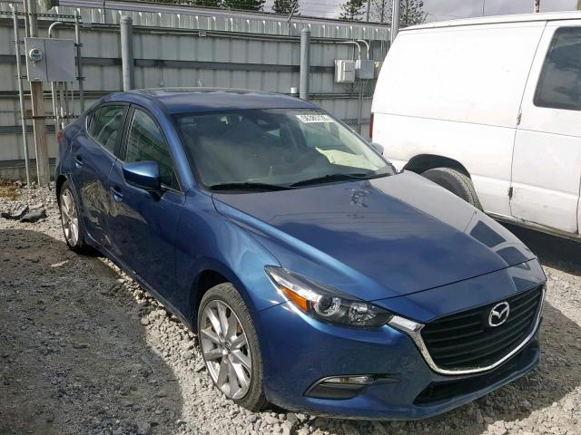 3MZBN1V72HM111189 - 2017 MAZDA 3 TOURING BLUE photo 1