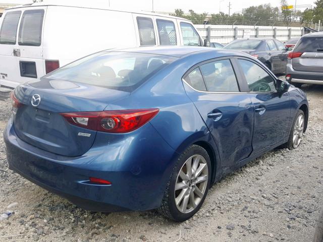 3MZBN1V72HM111189 - 2017 MAZDA 3 TOURING BLUE photo 4