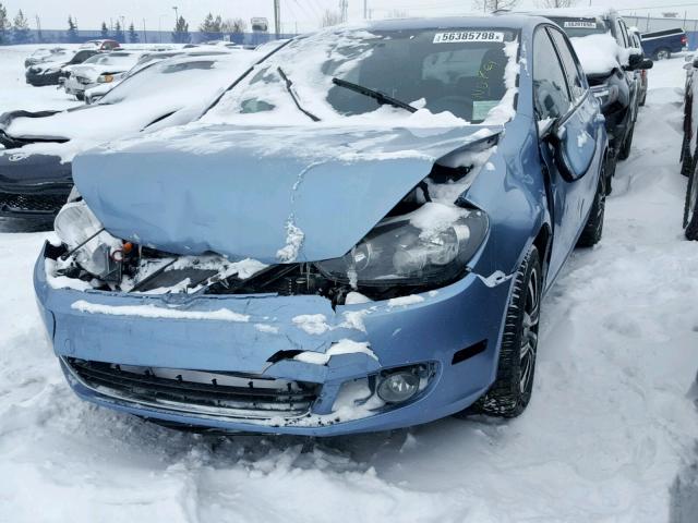 WVWDA9AJ9AW199073 - 2010 VOLKSWAGEN GOLF 蓝色 照片 2