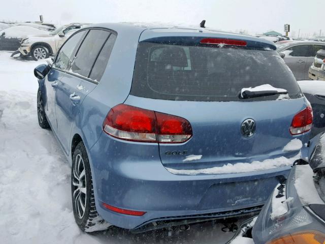 WVWDA9AJ9AW199073 - 2010 VOLKSWAGEN GOLF 蓝色 照片 3