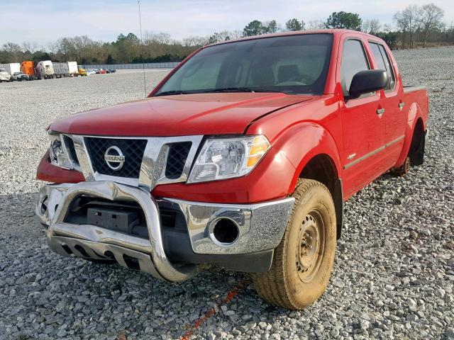 1N6AD0EV9AC424559 - 2010 NISSAN FRONTIER C RED photo 2