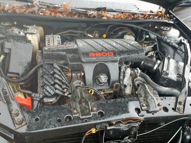 2G2WR524441131380 - 2004 PONTIAC GRAND PRIX BLACK photo 7