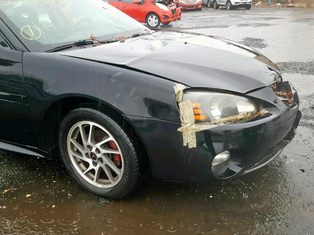 2G2WR524441131380 - 2004 PONTIAC GRAND PRIX BLACK photo 9