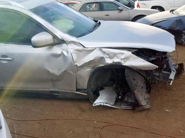 JNKAJ09F29M950549 - 2009 INFINITI EX35 BASE SILVER photo 10