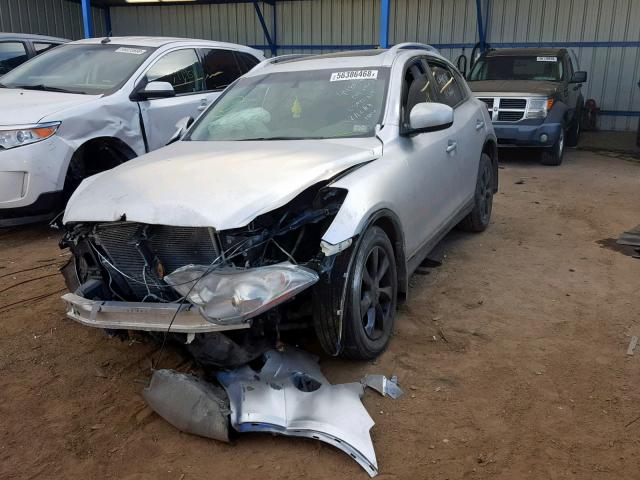 JNKAJ09F29M950549 - 2009 INFINITI EX35 BASE SILVER photo 2