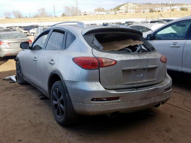 JNKAJ09F29M950549 - 2009 INFINITI EX35 BASE SILVER photo 3