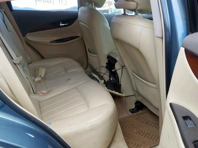 JNKAJ09F29M950549 - 2009 INFINITI EX35 BASE SILVER photo 6