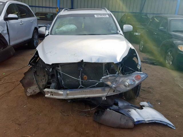 JNKAJ09F29M950549 - 2009 INFINITI EX35 BASE SILVER photo 9