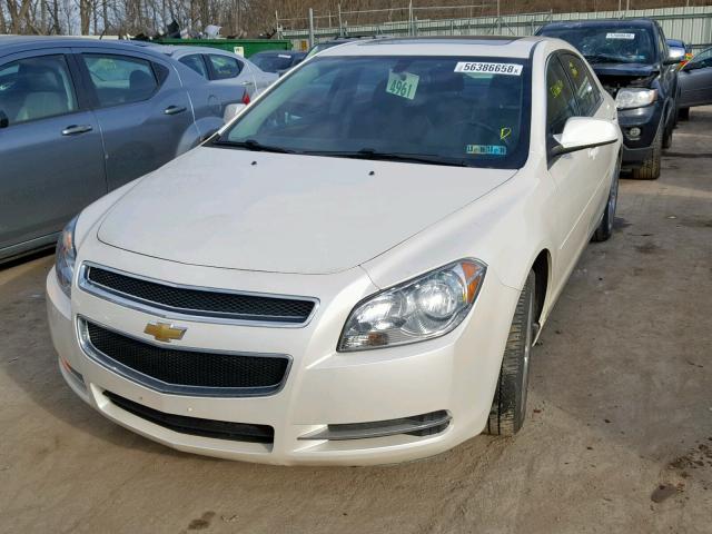 1G1ZD5E14BF330212 - 2011 CHEVROLET MALIBU 2LT WHITE photo 2