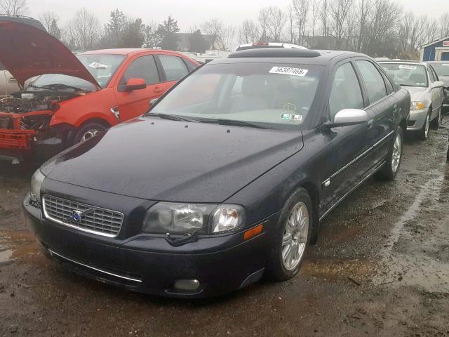 YV1TS592151414375 - 2005 VOLVO S80 2.5T BLACK photo 2