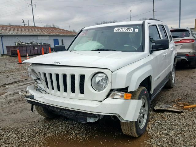 1C4NJPBA7GD688549 - 2016 JEEP PATRIOT SP WHITE photo 2