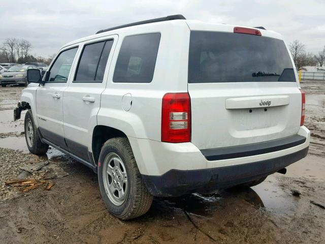 1C4NJPBA7GD688549 - 2016 JEEP PATRIOT SP WHITE photo 3