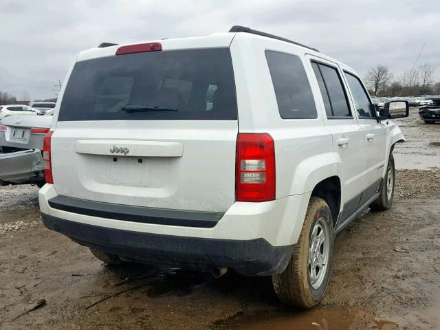 1C4NJPBA7GD688549 - 2016 JEEP PATRIOT SP WHITE photo 4