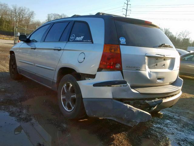 2C8GF68455R359735 - 2005 CHRYSLER PACIFICA T SILVER photo 3