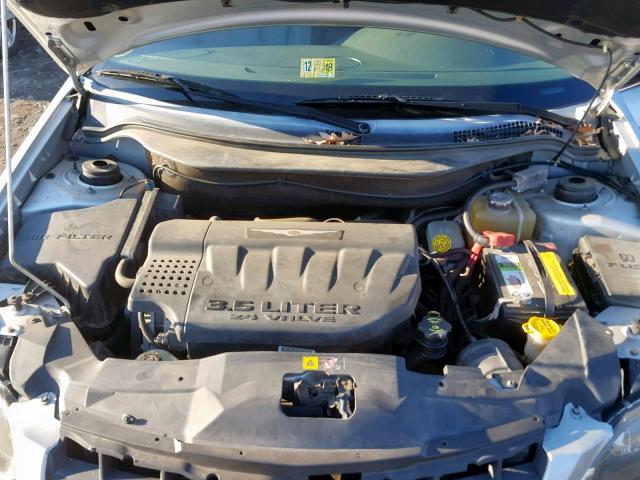 2C8GF68455R359735 - 2005 CHRYSLER PACIFICA T SILVER photo 7