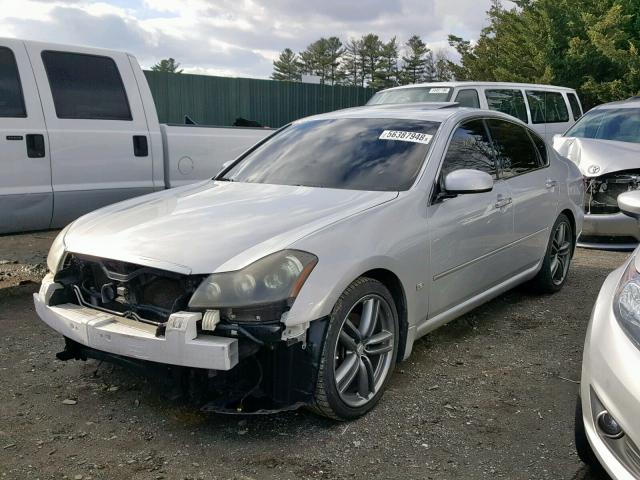 JNKBY01E36M208661 - 2006 INFINITI M45 BASE SILVER photo 2