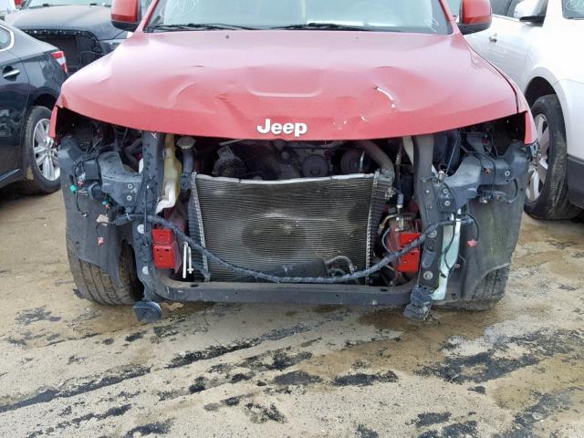1J4RS4GG0BC583127 - 2011 JEEP GRAND CHER RED photo 9