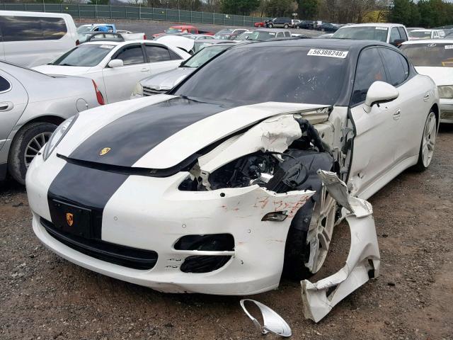 WP0AB2A71BL062952 - 2011 PORSCHE PANAMERA S WHITE photo 2