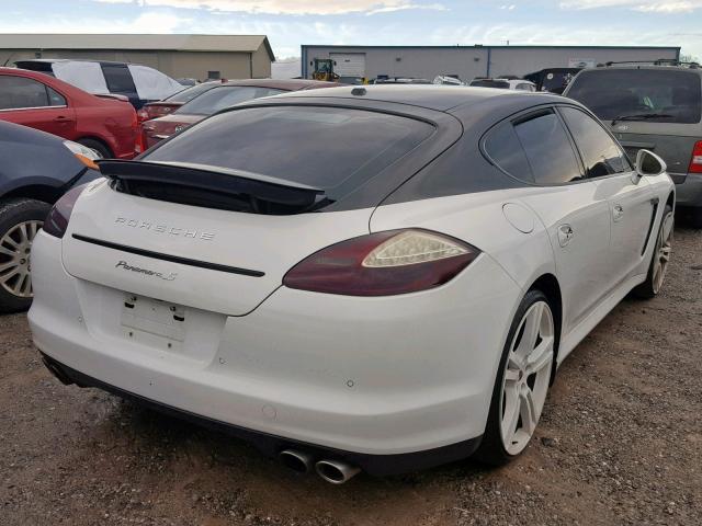 WP0AB2A71BL062952 - 2011 PORSCHE PANAMERA S WHITE photo 4