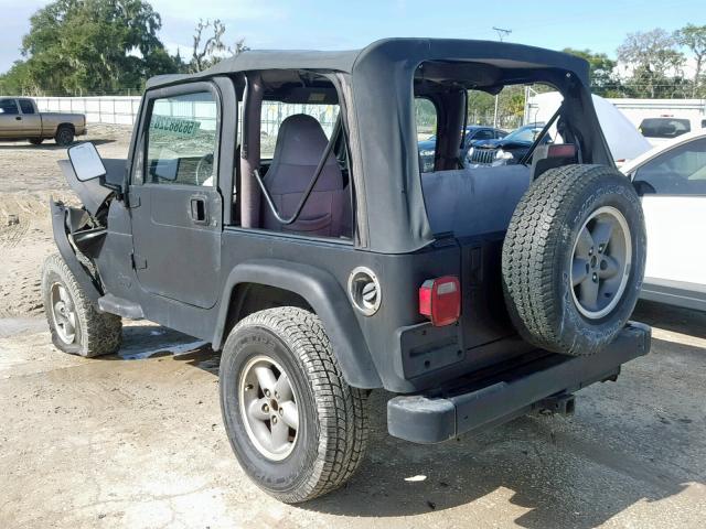 1J4FY19S3XP415886 - 1999 JEEP WRANGLER / BLACK photo 3