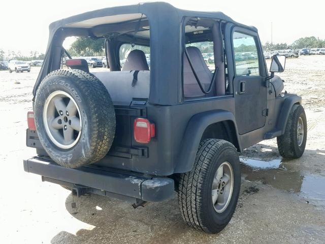 1J4FY19S3XP415886 - 1999 JEEP WRANGLER / BLACK photo 4