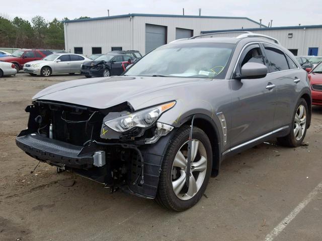 JN8AS1MW7BM732824 - 2011 INFINITI FX35 GRAY photo 2