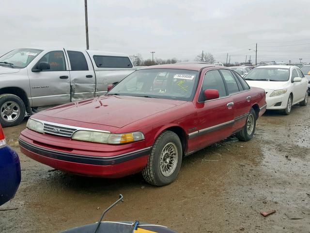 2FALP74W0RX199524 - 1994 FORD CROWN VICT MAROON photo 2