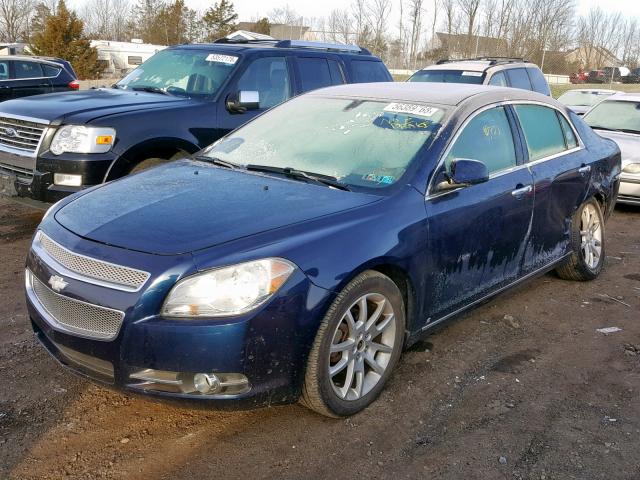 1G1ZK577794239710 - 2009 CHEVROLET MALIBU LTZ BLUE photo 2