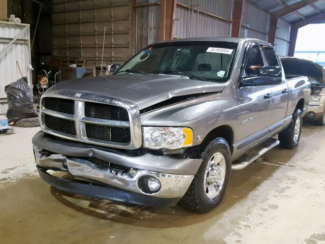 3D7KR28CX5G817817 - 2005 DODGE RAM 2500 S GRAY photo 2