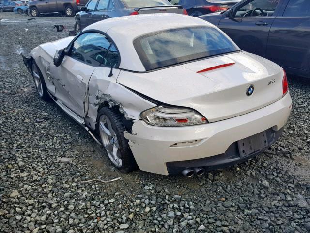 WBALL5C53CE717067 - 2012 BMW Z4 SDRIVE2 WHITE photo 3