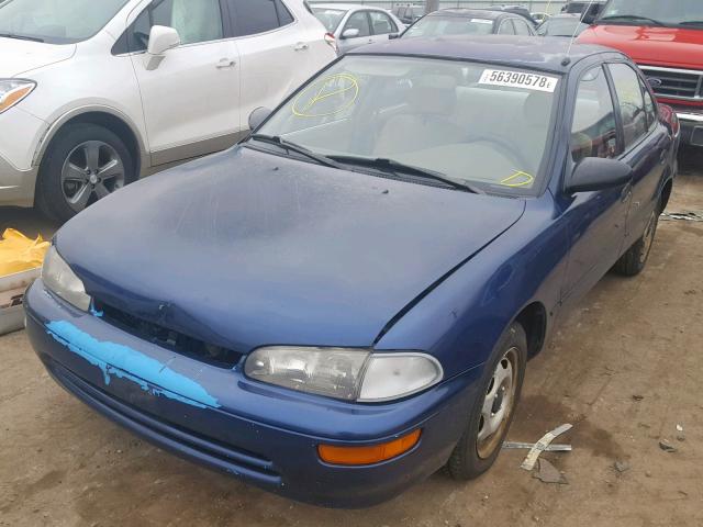 1Y1SK5265TZ004669 - 1996 GEO PRIZM BASE 蓝色 照片 2