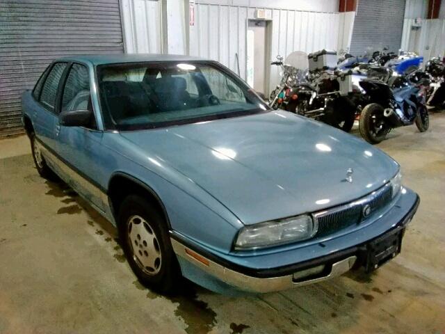 2G4WD54T0M1401554 - 1991 BUICK REGAL LIMI BLUE photo 1