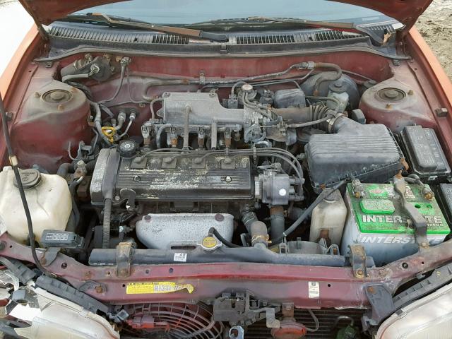 1Y1SK5261VZ414825 - 1997 GEO PRIZM BASE ORANGE photo 7