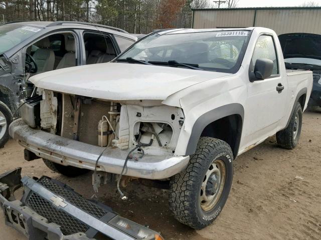 1GCDT146558259573 - 2005 CHEVROLET COLORADO WHITE photo 2