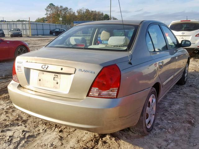 KMHDN46DX6U375864 - 2006 HYUNDAI ELANTRA GL GOLD photo 4