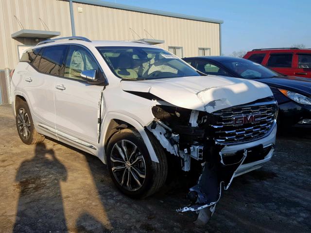 3GKALXEX6JL203302 - 2018 GMC TERRAIN DE WHITE photo 1