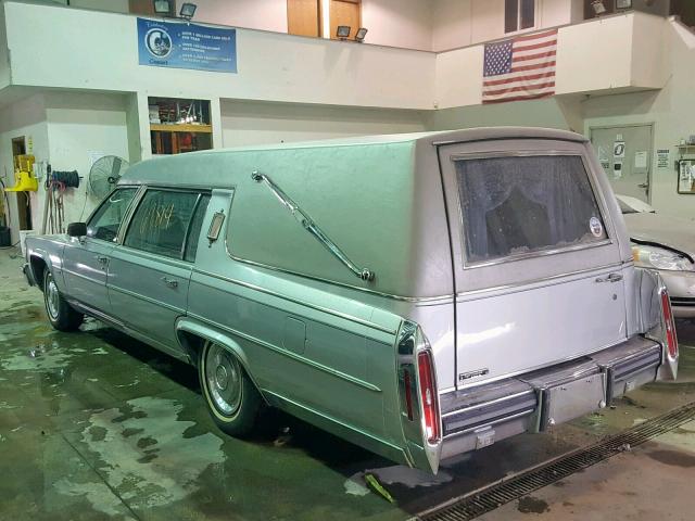 1G6DW51Y2KR736506 - 1989 CADILLAC BROUGHAM SILVER photo 3