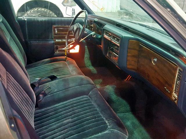 1G6DW51Y2KR736506 - 1989 CADILLAC BROUGHAM SILVER photo 5