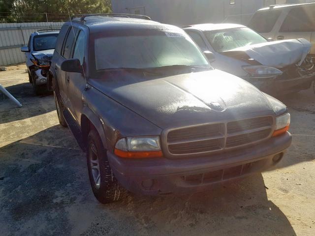 1D4HR38N43F529868 - 2003 DODGE DURANGO SP GRAY photo 1