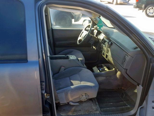 1D4HR38N43F529868 - 2003 DODGE DURANGO SP GRAY photo 5