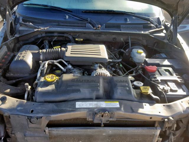 1D4HR38N43F529868 - 2003 DODGE DURANGO SP GRAY photo 7